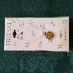 Trifari Zodiac Pendant ~ Gemini